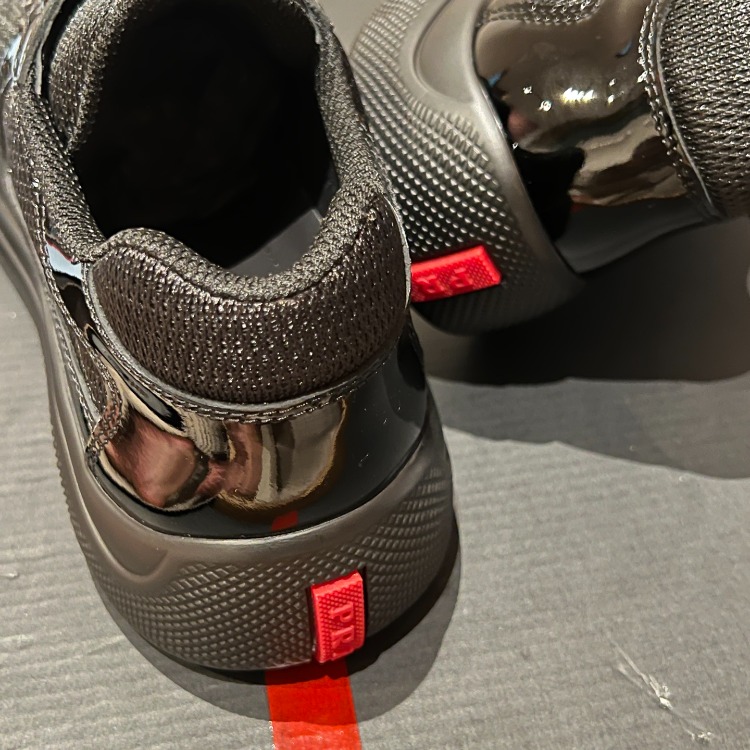 Prada America’s Cup Siyah Rugan ve Teknik Kumaş Erkek Spor Ayakkabı 38-45