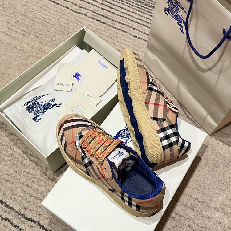 Burberry Bej Erkek Check Terrace Bej Erkek Spor Ayakkabı 35-45