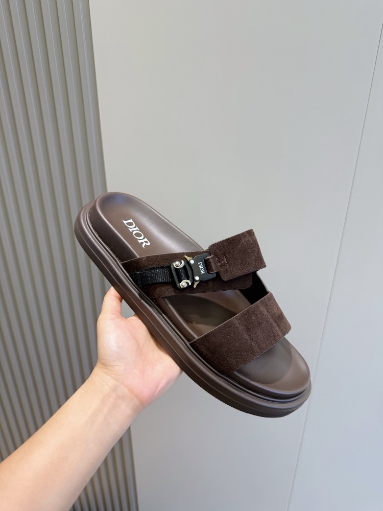 Aqua Sandal Deep Brown Suede 38-45