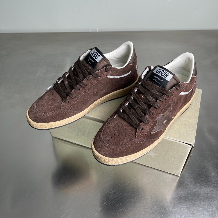 GGDB Ball Star in brown suede with brown leather 35-45