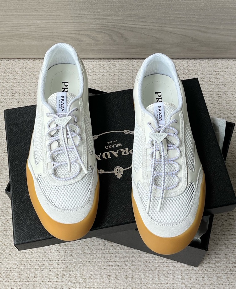 Prada Speedrock File Spor Ayakkabı Tebeşir Beyazı 39-45