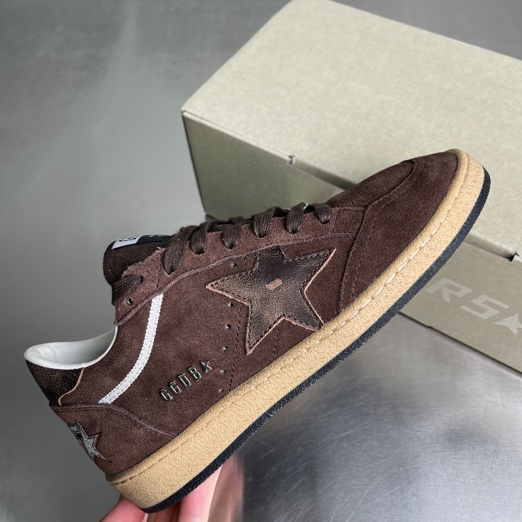 GGDB Ball Star in brown suede with brown leather 35-45