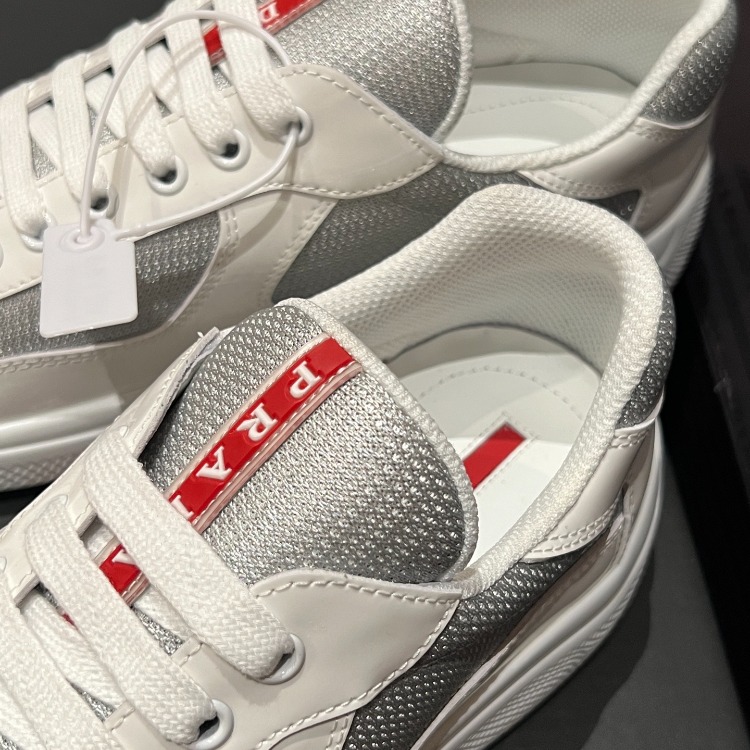 Prada America’s Cup Kauçuk ve Bike Kumaş Spor Ayakkabı 38-45