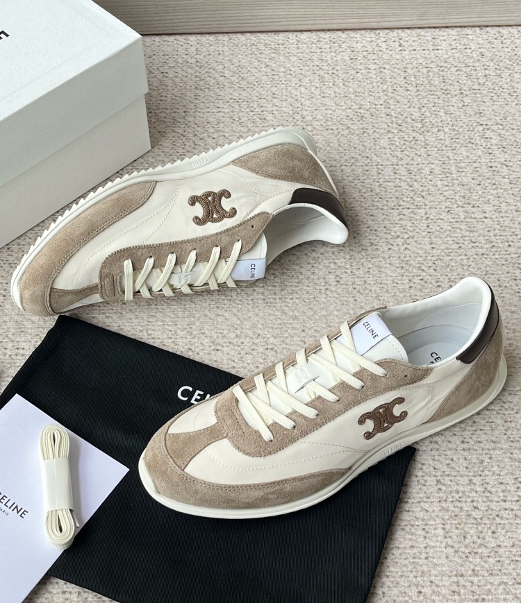 Celine RACER SNEAKER OPTIC WHITE / BROWN 39-45