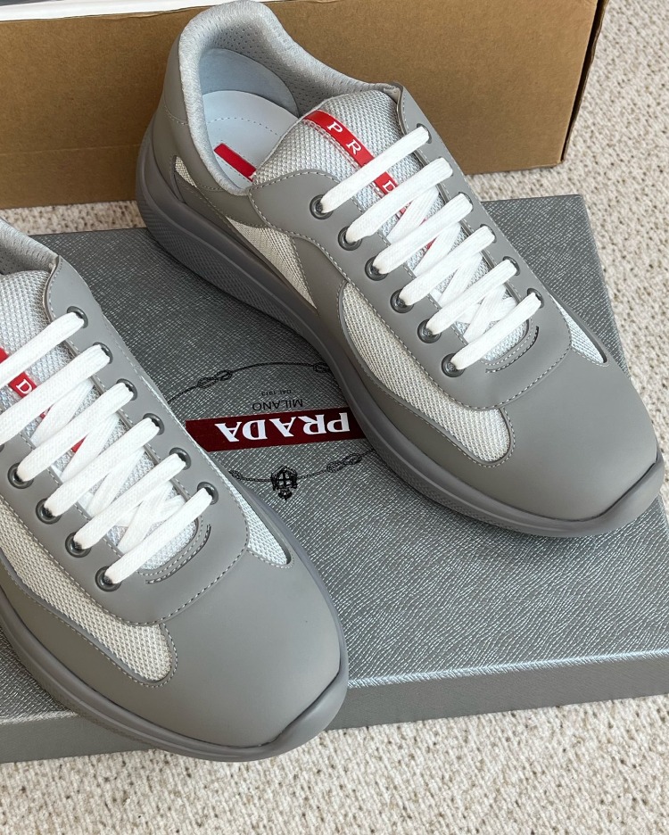 Prada America’s Cup Kauçuk ve Bike Kumaş Spor Ayakkabı 39-45
