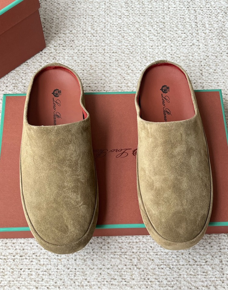 Loro Piana Tomori Sabot Suede Mule 39-45