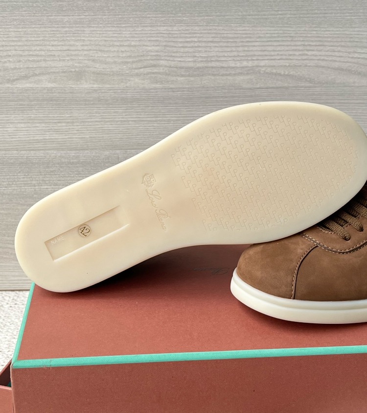 Loro Piana Soho 2.0 Walk Low-Top Sneakers in Brown 39-45