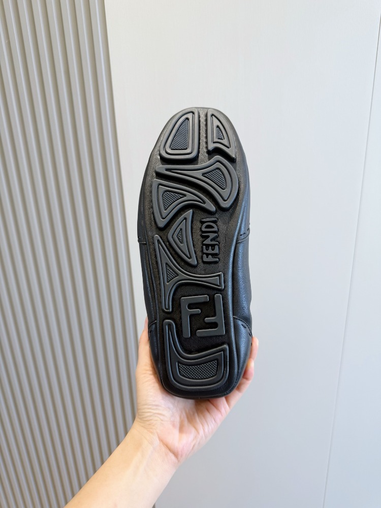 Fendi - Fit Siyah Erkek Deri Sneaker 38-45
