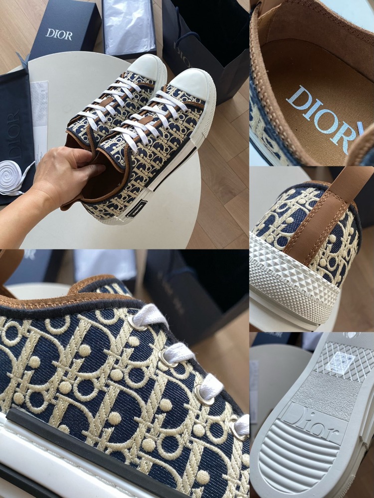 B23 League Low-Top Sneaker Blue and Beige 35-45
