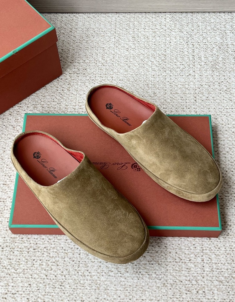 Loro Piana Tomori Sabot Suede Mule 39-45