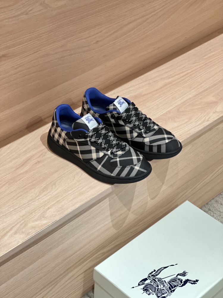 Burberry Check Terrace Siyah Erkek Spor Ayakkabı 35-45