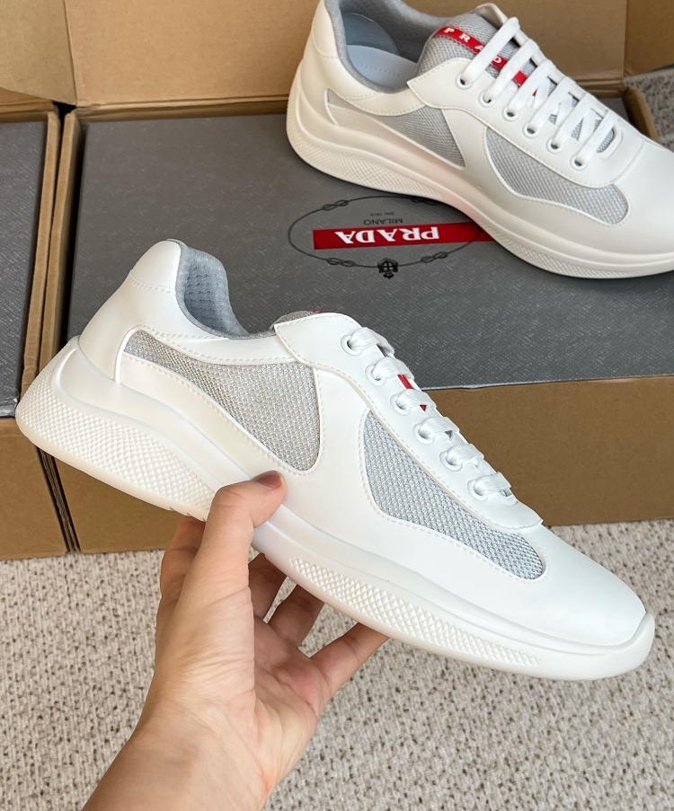 Prada America’s Cup Kauçuk ve Bike Kumaş Spor Ayakkabı 39-45