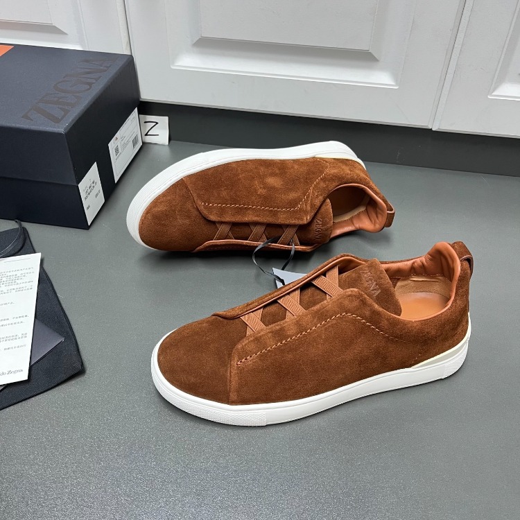 Zegna - Taba Erkek Süet Sneaker 39-45