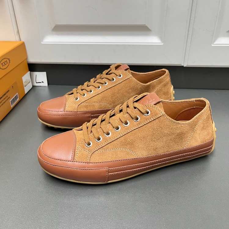 Tods BROWN Sneakers in Suede 38-45