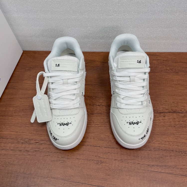 Off White Out Of Office Leather Sneakers in WHITE 39-45