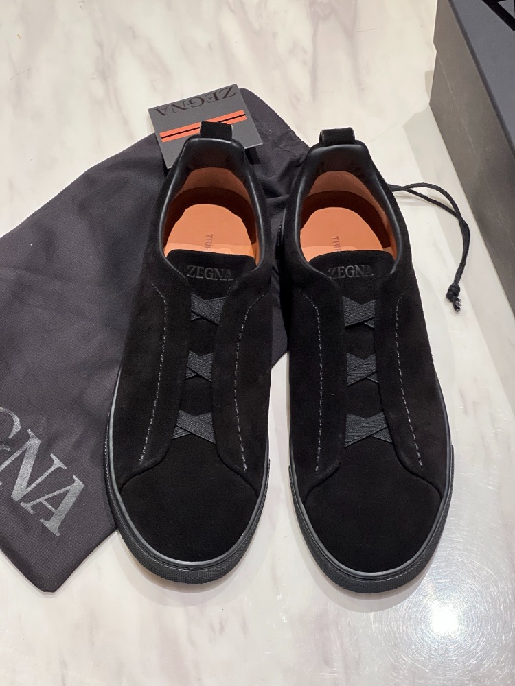 Zegna Triple Stitch™ Sneakers | Black 39-46