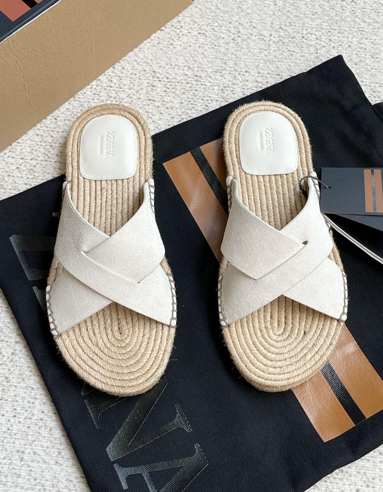 ZEGNA Panarea Suede Sandals 39-45