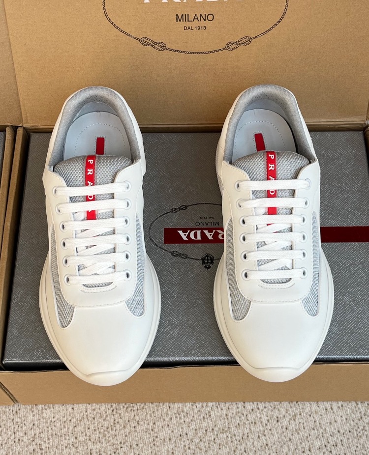 Prada America’s Cup Kauçuk ve Bike Kumaş Spor Ayakkabı 39-45