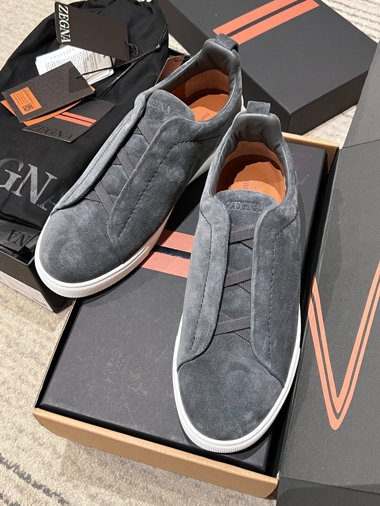 Zegna Suede Triple Stitch™ Sneakers 39-46