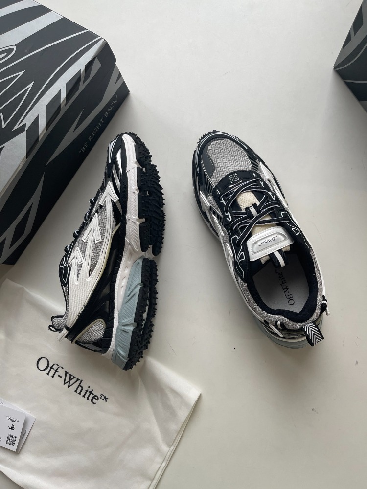 Off-White Siyah-Gri Be Right Back Sneaker 35-45
