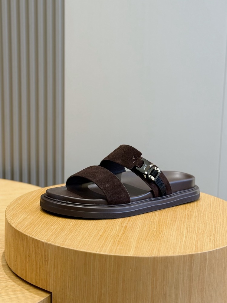 Aqua Sandal Deep Brown Suede 38-45
