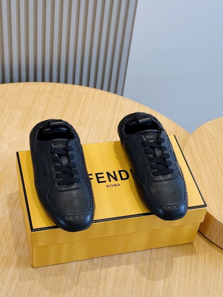 Fendi - Fit Siyah Erkek Deri Sneaker 38-45
