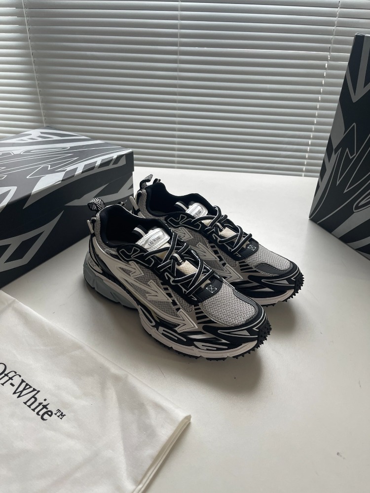 Off-White Siyah-Gri Be Right Back Sneaker 35-45