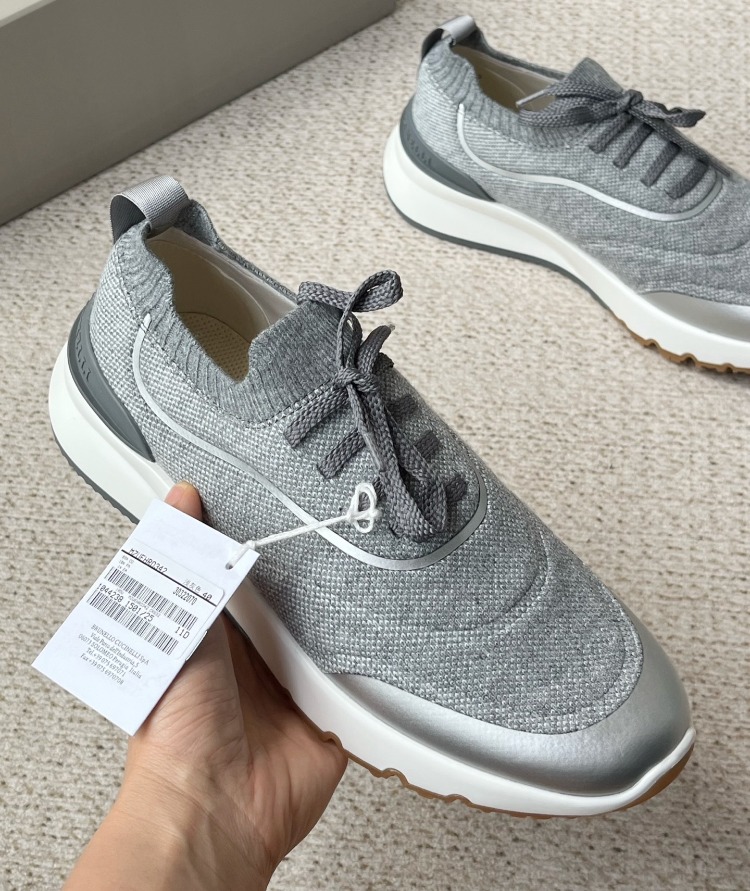 Brunello Cucinelli Knit Panelled Sneakers 38-45