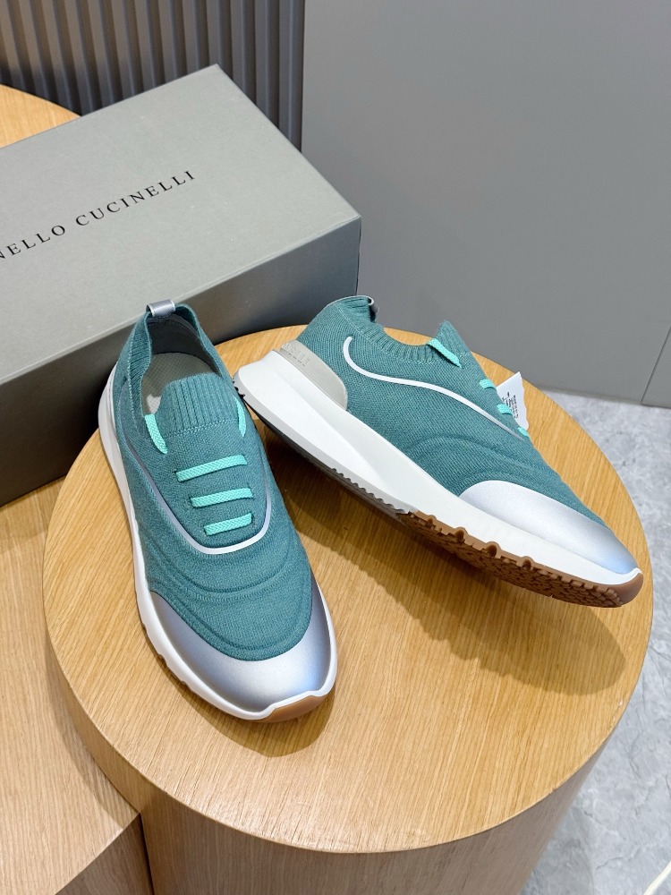 Brunello Cucinelli Knit Panelled Sneakers 38-45