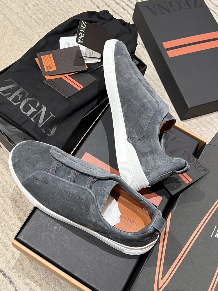 Zegna Suede Triple Stitch™ Sneakers 39-46