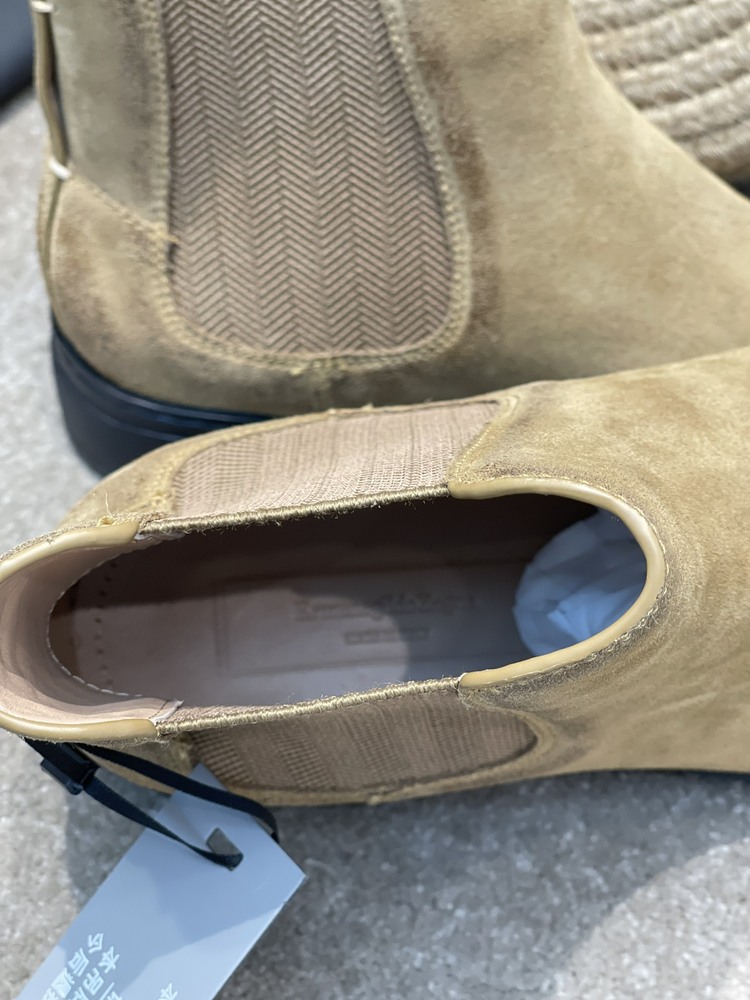 Zegna Camel Cortina Chelsea Boots 39-45