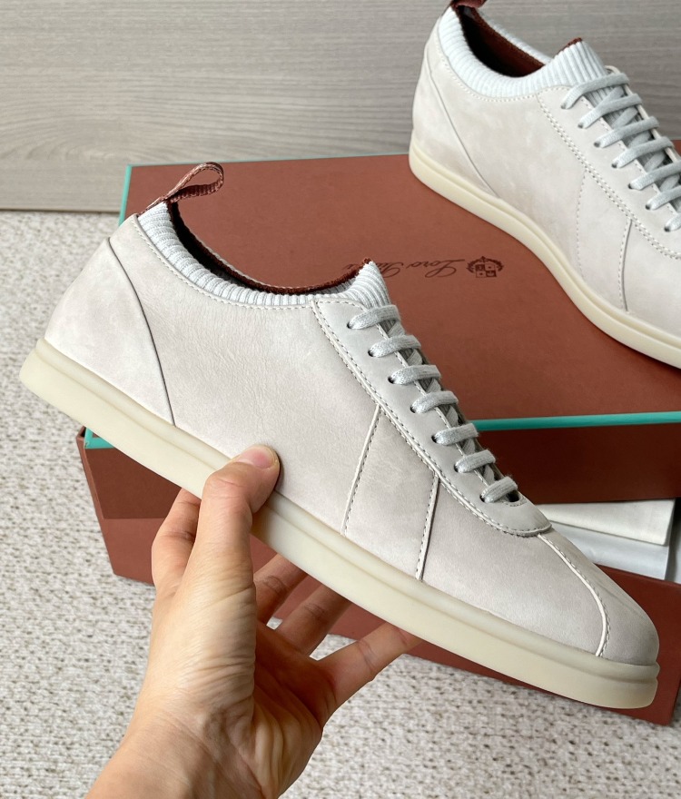 Loro Piana Soho 2.0 Walk Low-Top Sneakers in White 39-45