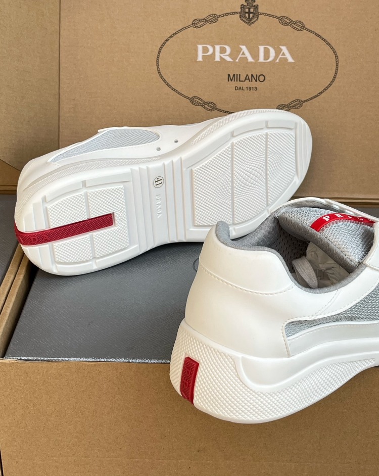 Prada America’s Cup Kauçuk ve Bike Kumaş Spor Ayakkabı 39-45