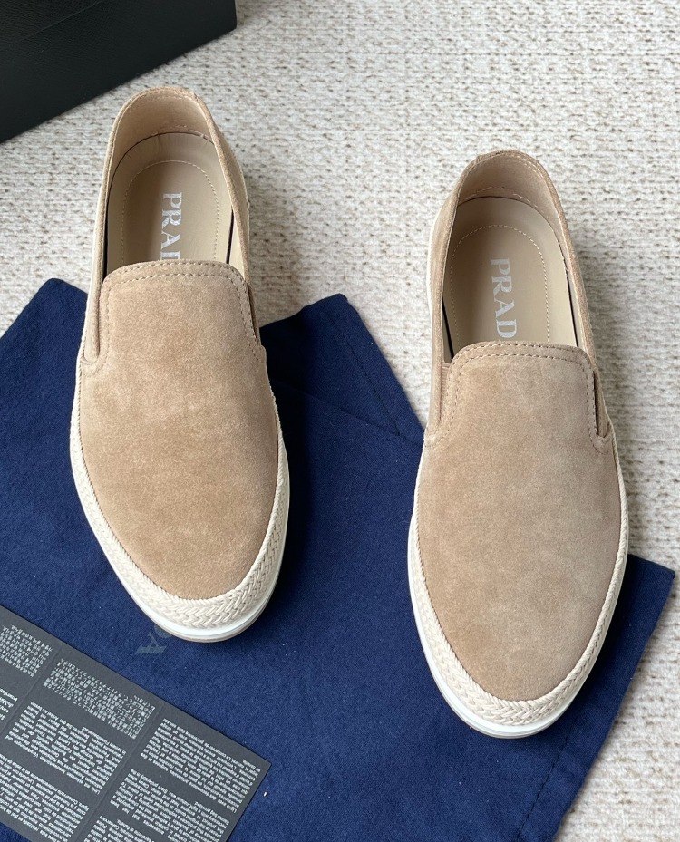 Prada Süet Loafer - Kahverengi 39-45