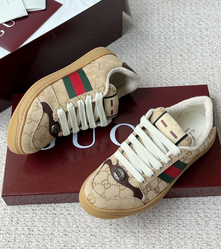 Gucci Screener sneaker in sand GG canvas 35-45