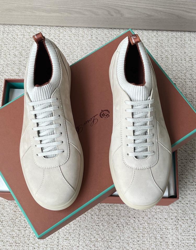Loro Piana Soho 2.0 Walk Low-Top Sneakers in White 39-45