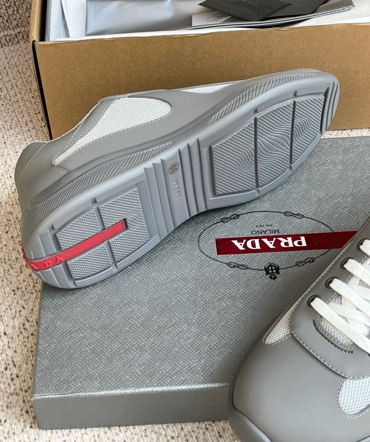 Prada America’s Cup Kauçuk ve Bike Kumaş Spor Ayakkabı 39-45