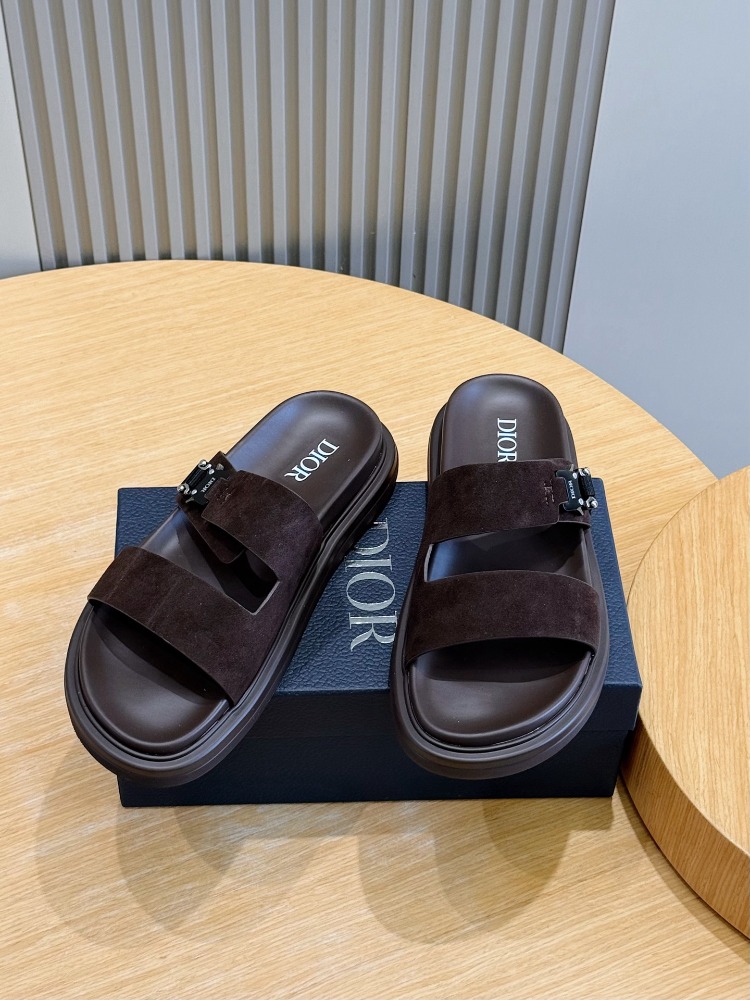 Aqua Sandal Deep Brown Suede 38-45