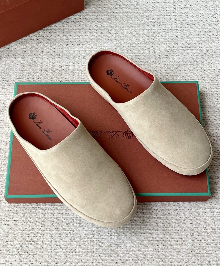 Loro Piana Tomori Sabot Suede Mule 39-45