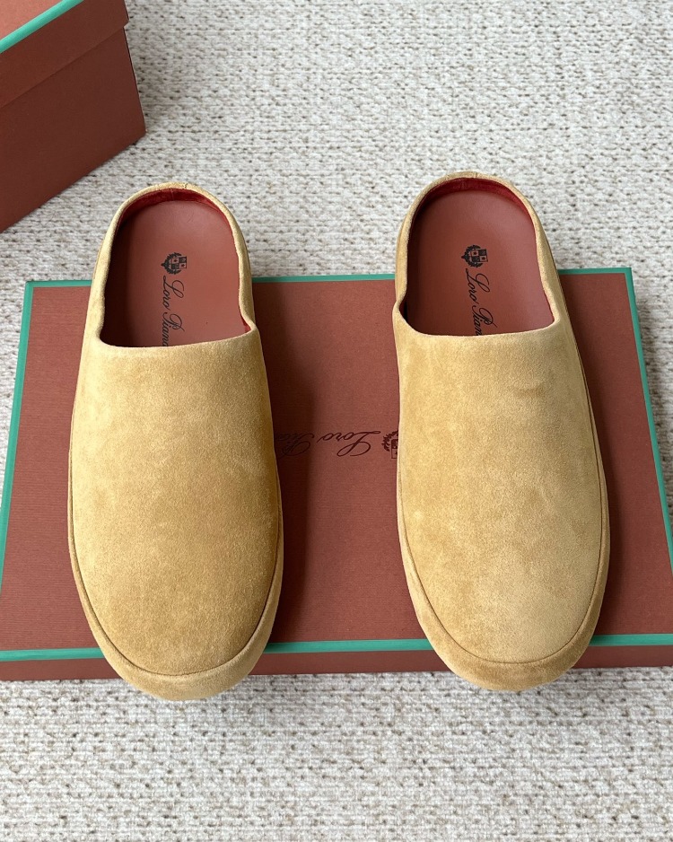 Loro Piana Tomori Sabot Suede Mule 39-45