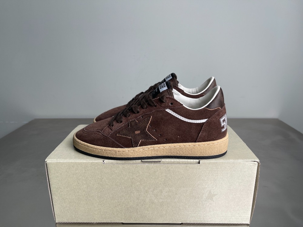 GGDB Ball Star in brown suede with brown leather 35-45
