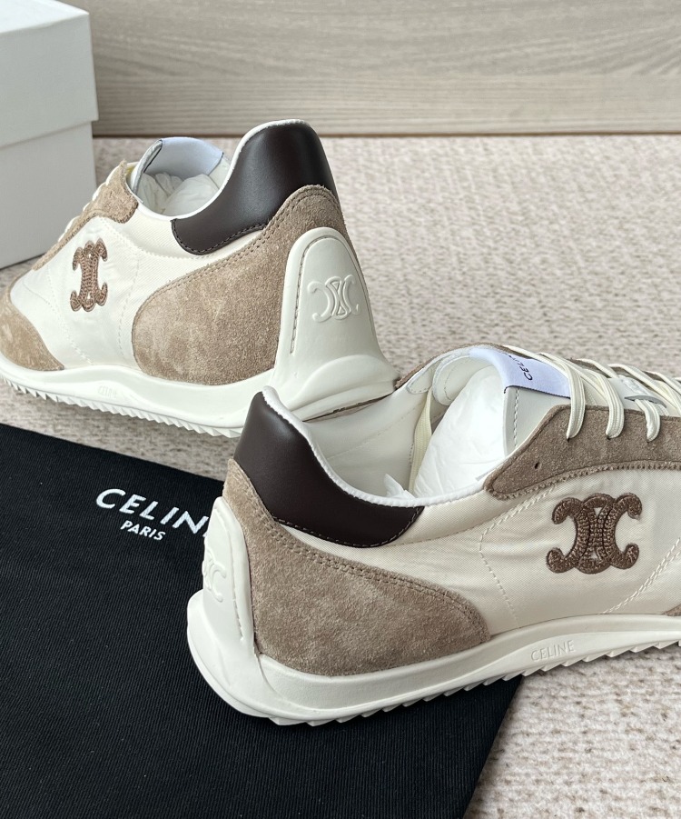 Celine RACER SNEAKER OPTIC WHITE / BROWN 39-45