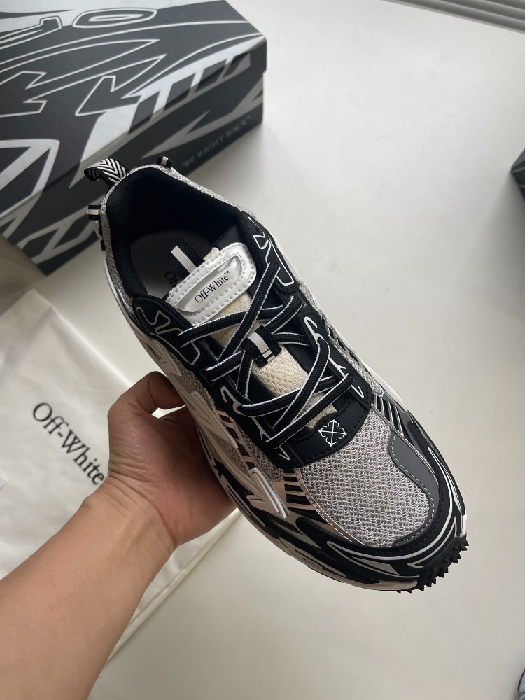 Off-White Siyah-Gri Be Right Back Sneaker 35-45