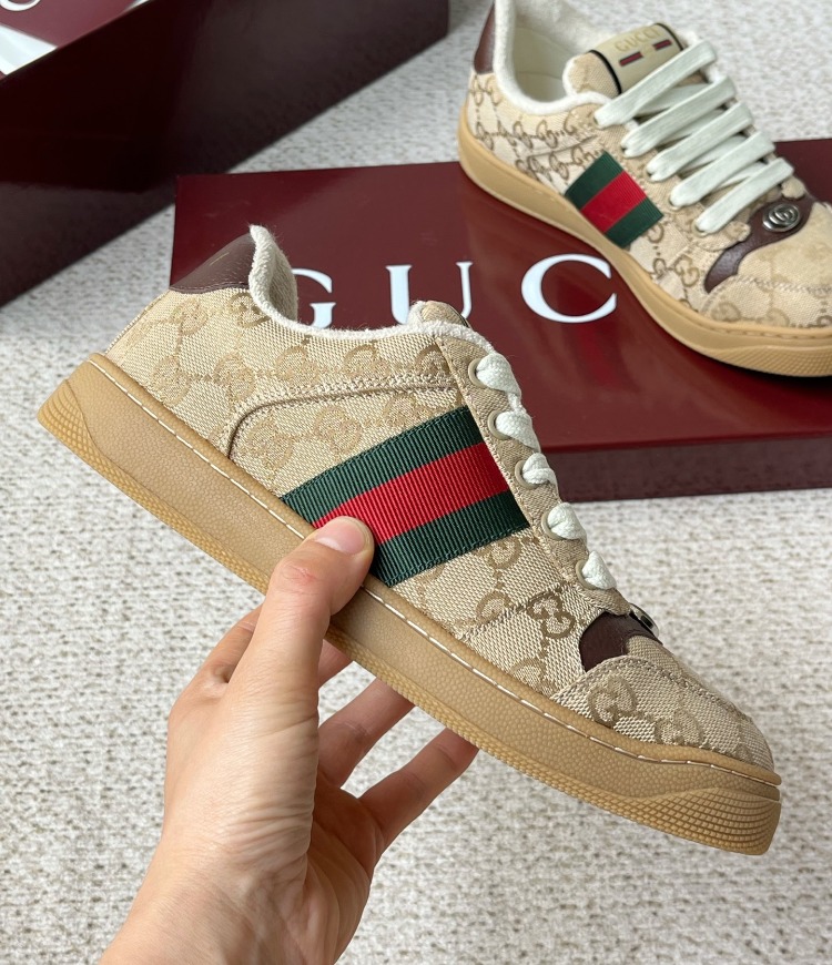 Gucci Screener sneaker in sand GG canvas 35-45