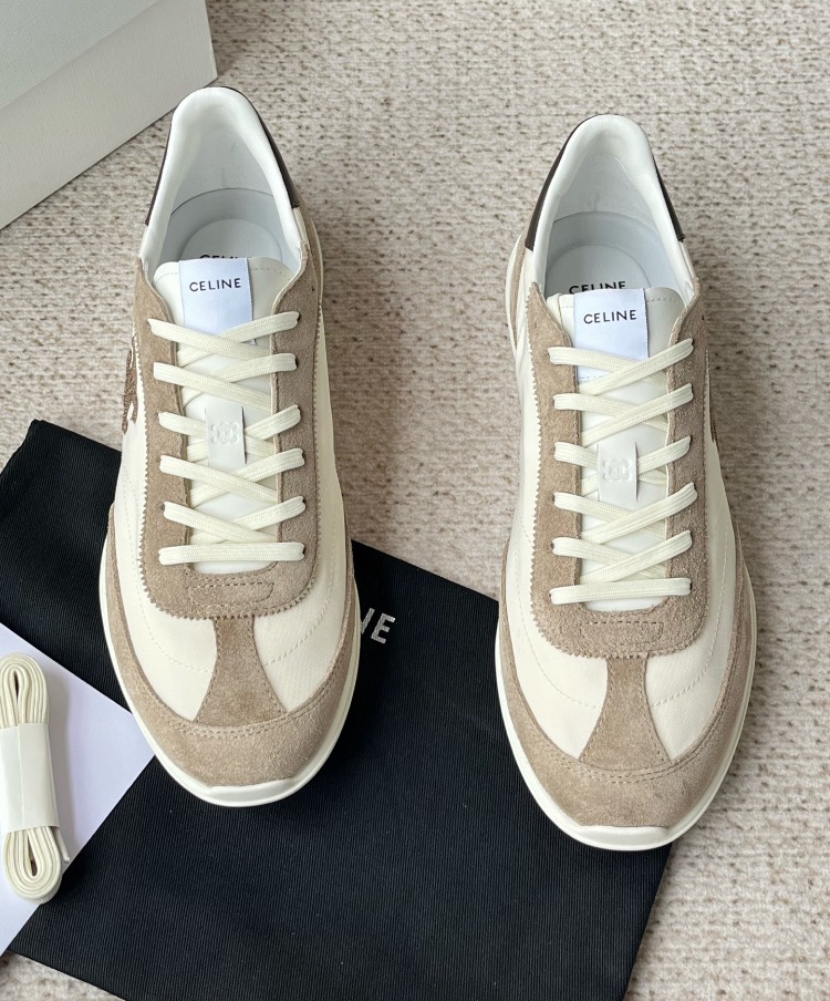 Celine RACER SNEAKER OPTIC WHITE / BROWN 39-45