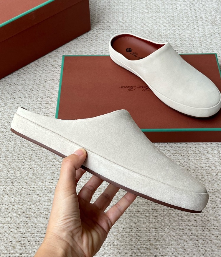 Loro Piana Tomori Sabot Suede Mule 39-45