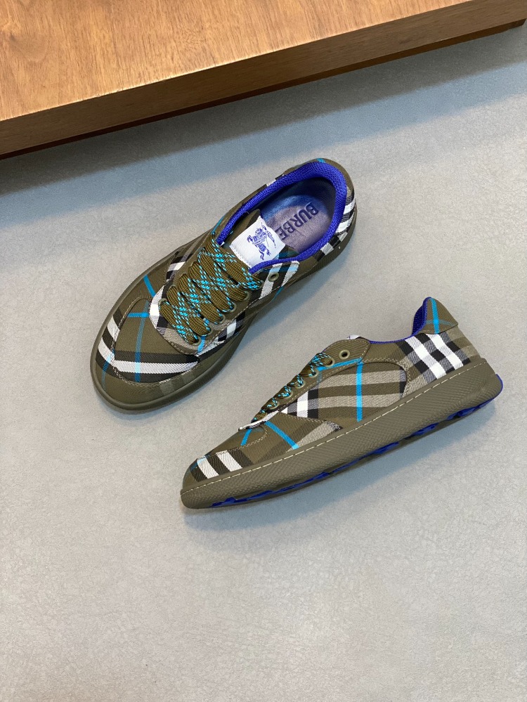 Burberry Check Terrace Low-Top Sneakers In Brown 38-46