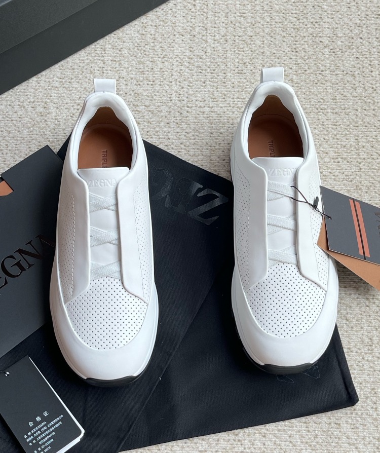 Zegna Triple Stitch™ Monte - White 39-45