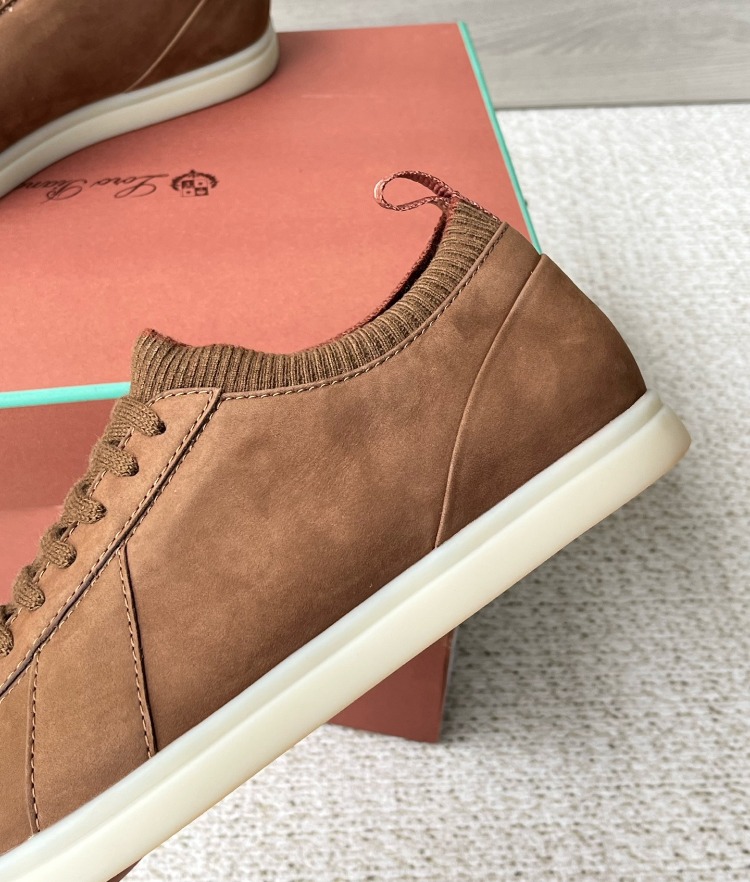 Loro Piana Soho 2.0 Walk Low-Top Sneakers in Brown 39-45