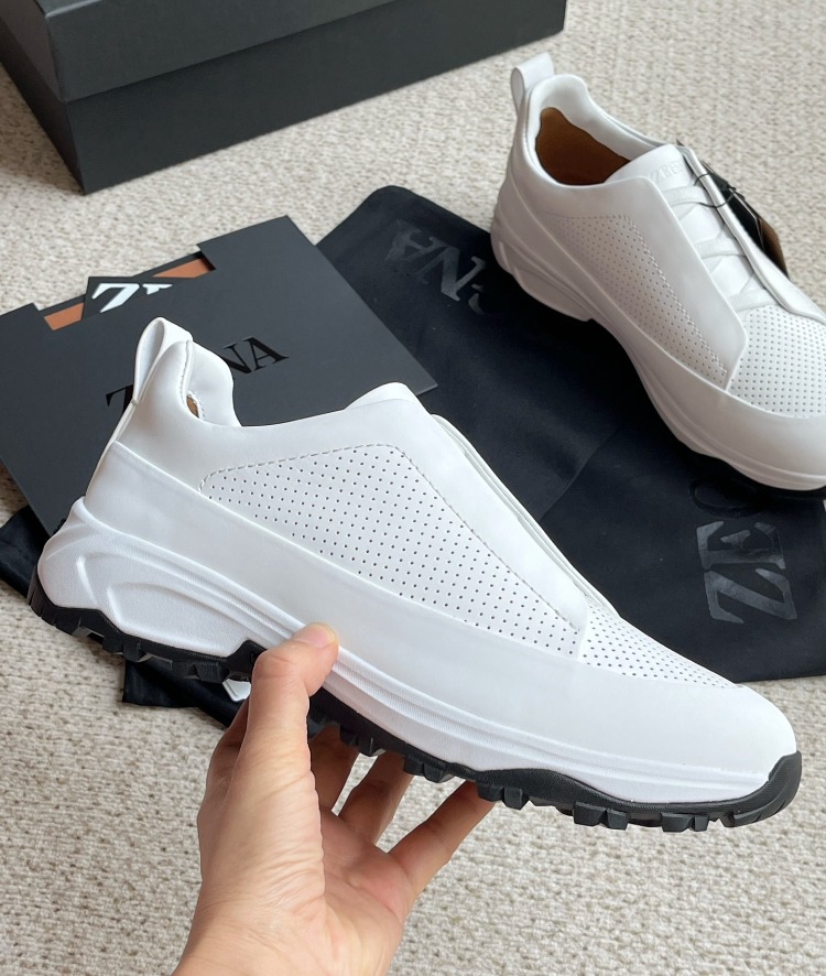 Zegna Triple Stitch™ Monte - White 39-45